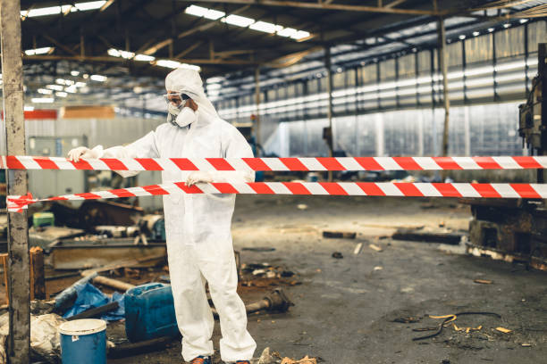 Professional Odor Removal technician working in Modesto, CA